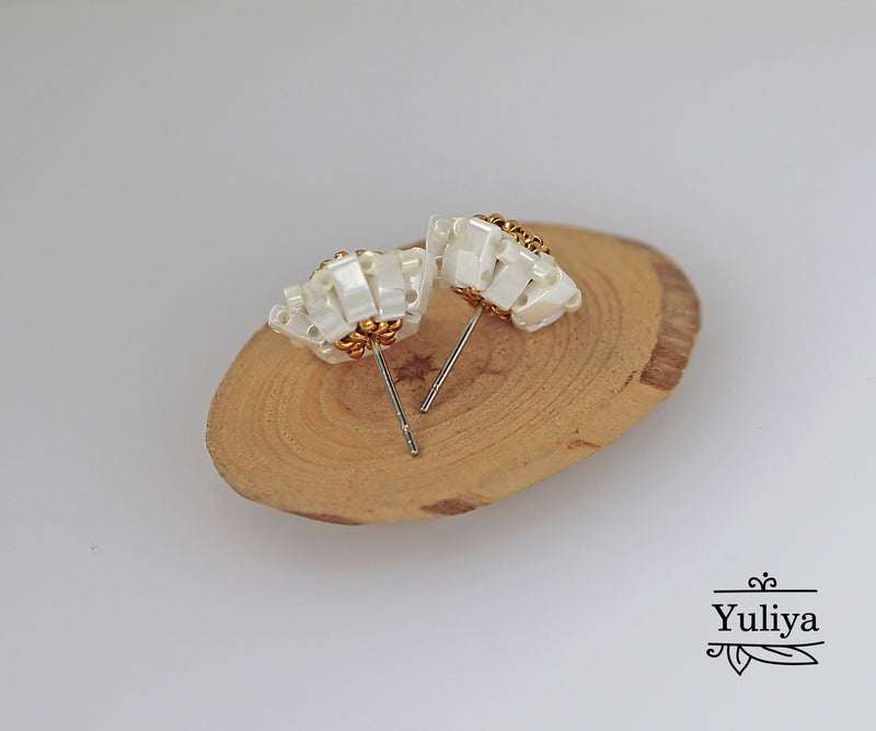 PDF Tutorial Stud Earrings "Janet"