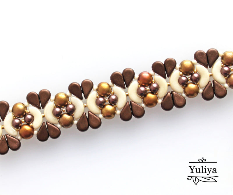 PDF Tutorial Bracelet "Milk Chocolate"