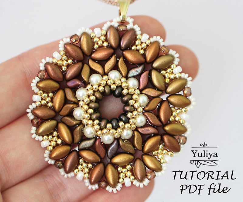 PDF Tutorial Pendant "Francine"