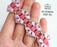 PDF Tutorial Bracelet "Pink Flower"