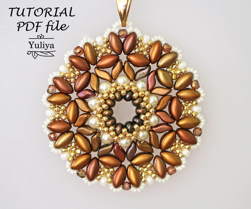 PDF Tutorial Pendant "Francine"