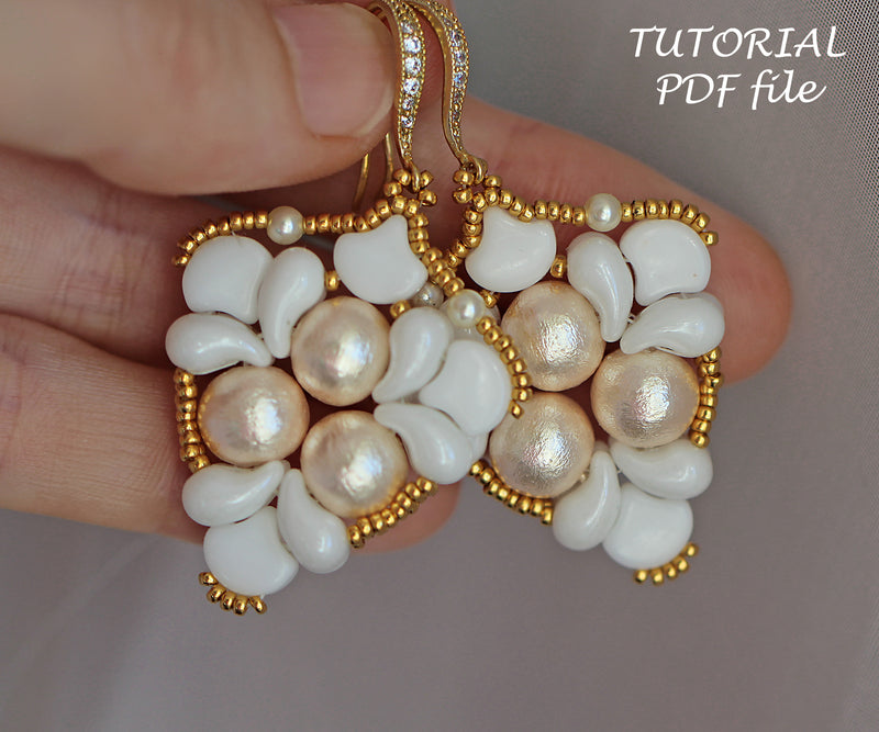 PDF Tutorial Earrings "Emily"