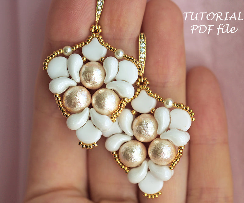 PDF Tutorial Earrings "Emily"