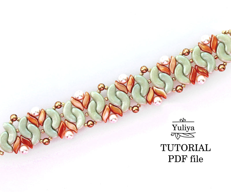 PDF Tutorial Bracelet "Sunflower"