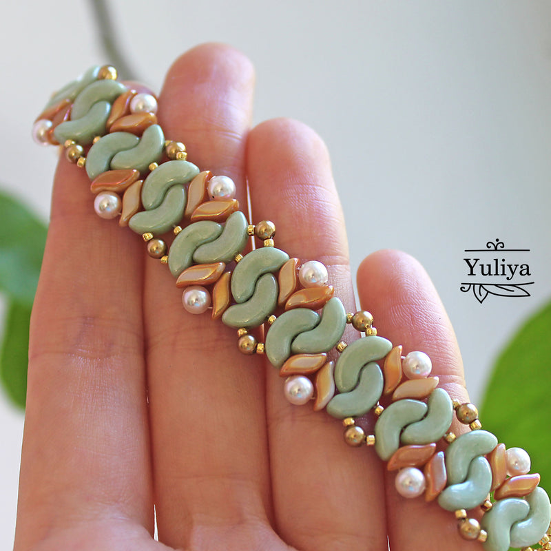 PDF Tutorial Bracelet "Sunflower"
