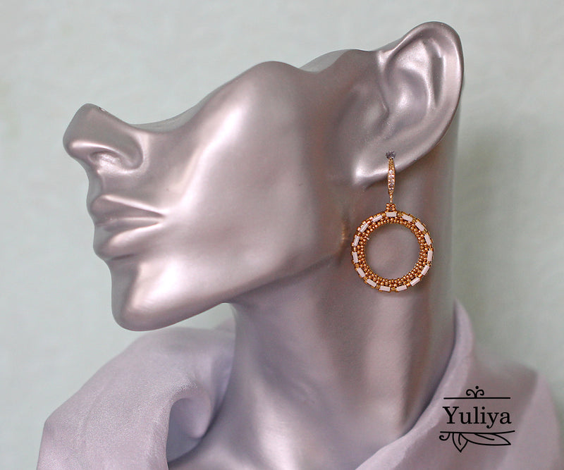 PDF Tutorial Earrings "Jean"