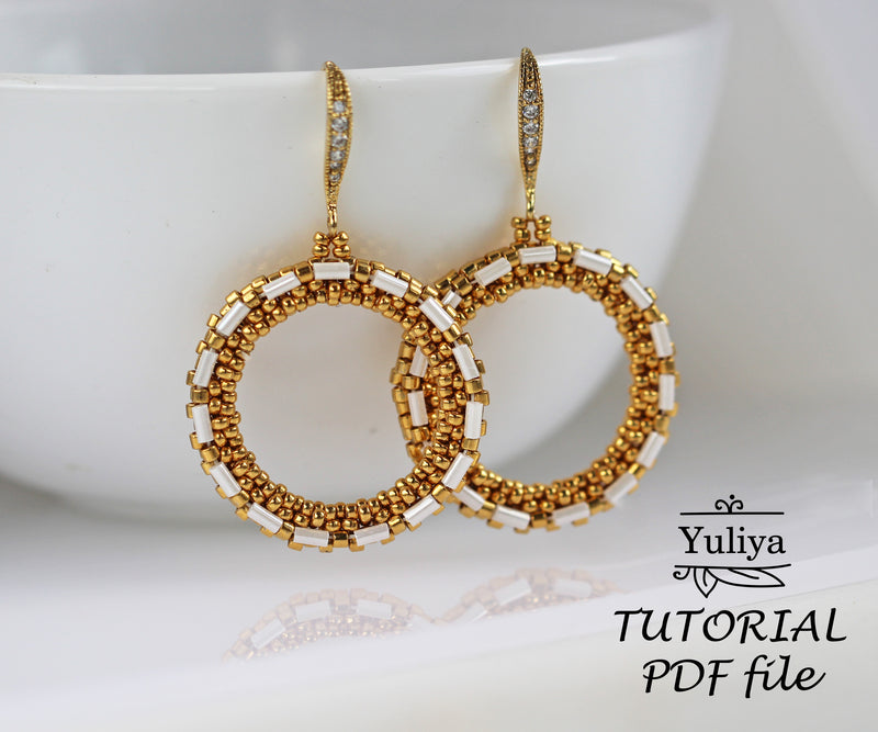 PDF Tutorial Earrings "Jean"