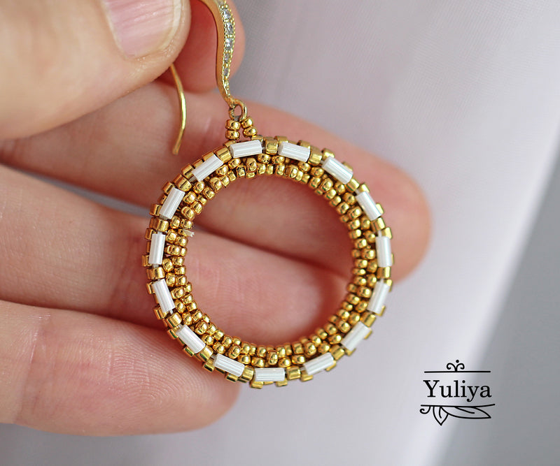 PDF Tutorial Earrings "Jean"
