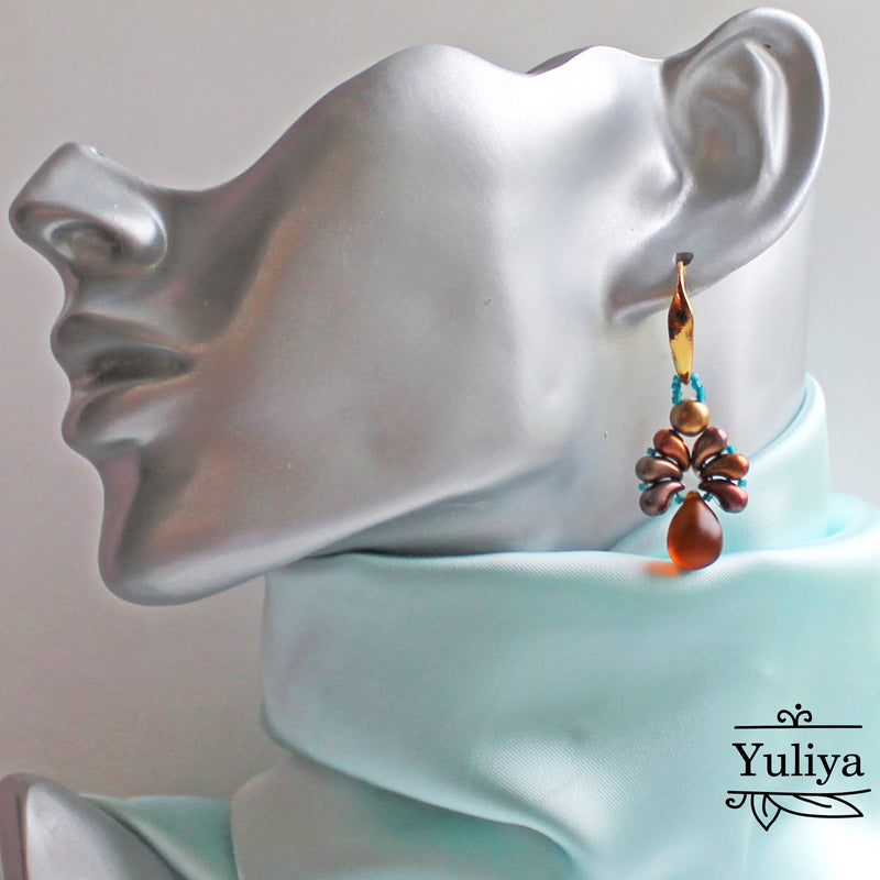 PDF Tutorial Jewelry Set "Palm"