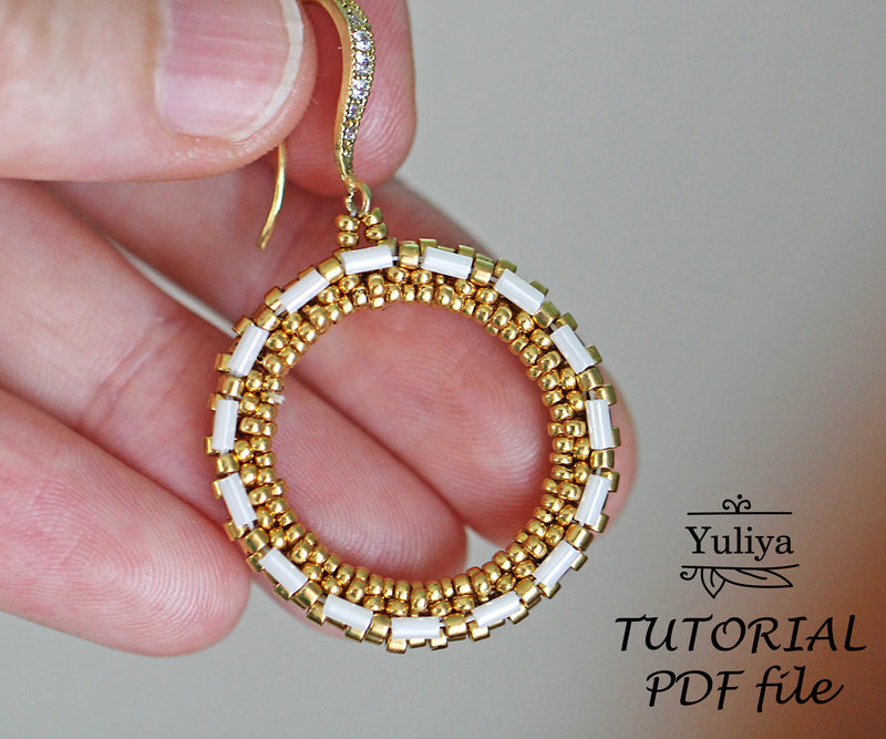 PDF Tutorial Earrings "Jean"
