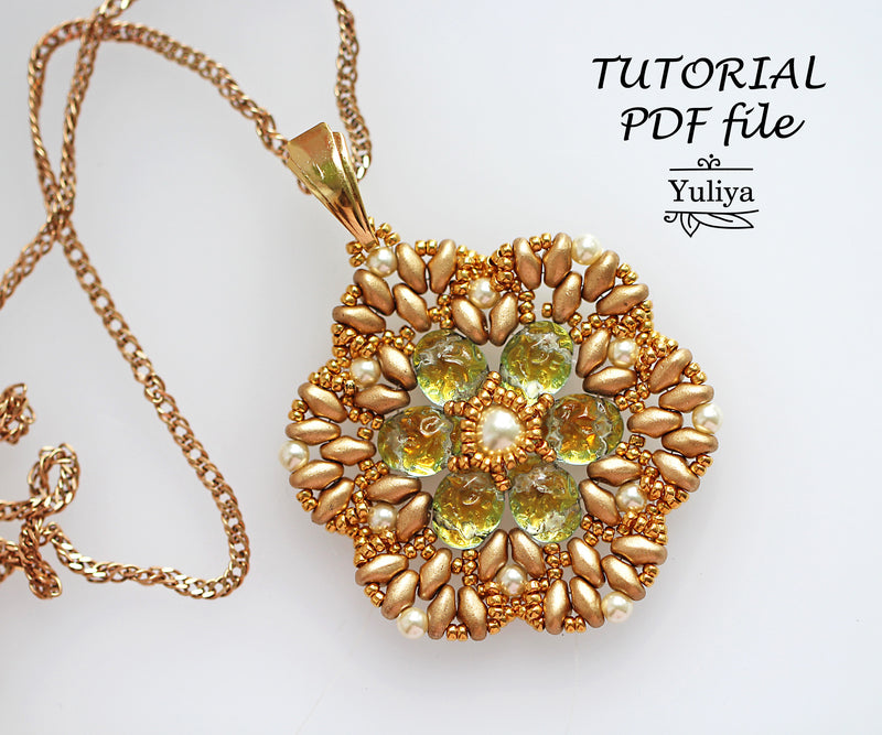 PDF Tutorial Pendant "Margie"