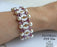 PDF Tutorial bracelet "Lilac and White"
