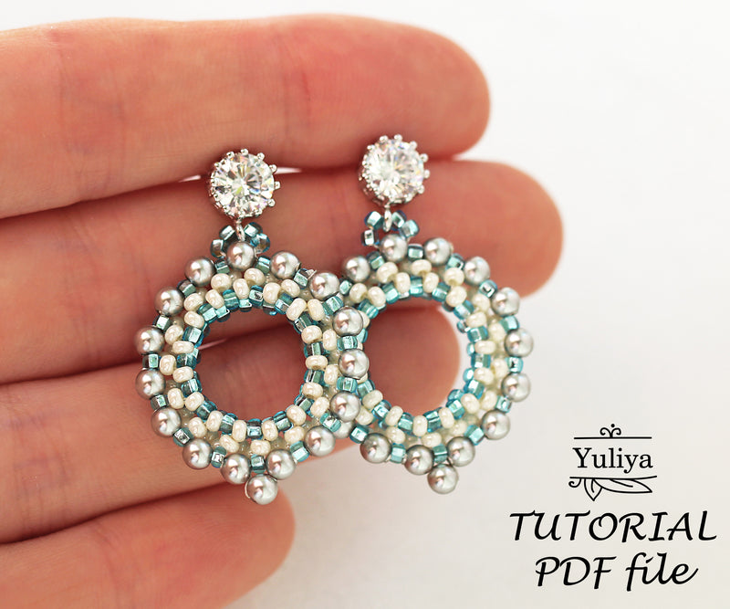 PDF Tutorial Earrings "Judi"