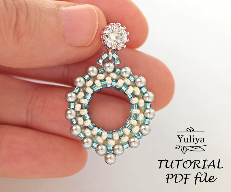 PDF Tutorial Earrings "Judi"