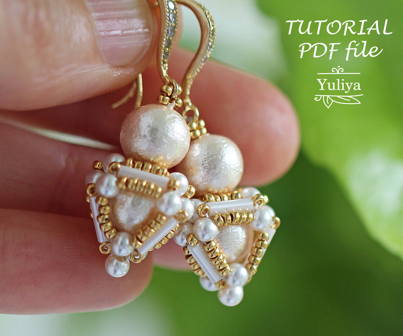 PDF Tutorial Earrings "Nellie"