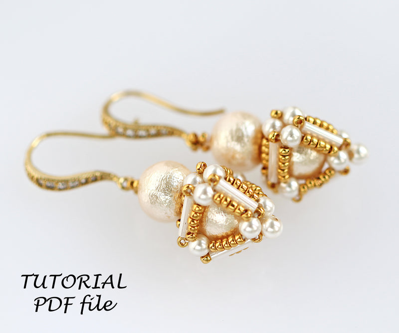 PDF Tutorial Earrings "Nellie"