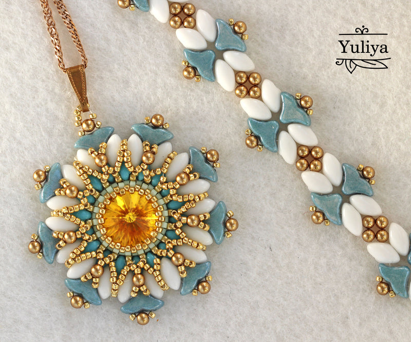 PDF Tutorial Jewelry Set "Allegra"