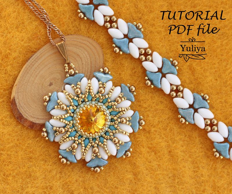 PDF Tutorial Jewelry Set "Allegra"