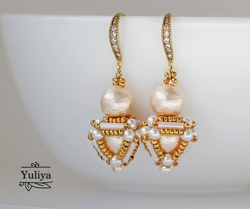 PDF Tutorial Earrings "Nellie"