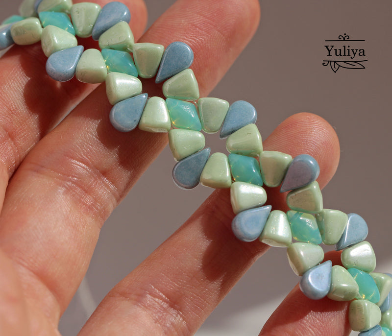 PDF Tutorial Bracelet "Lime Green"