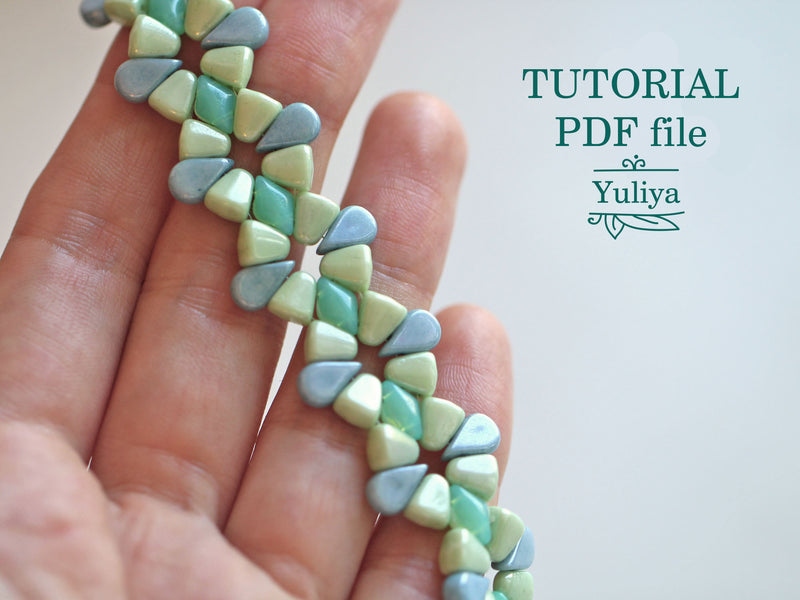 PDF Tutorial Bracelet "Lime Green"