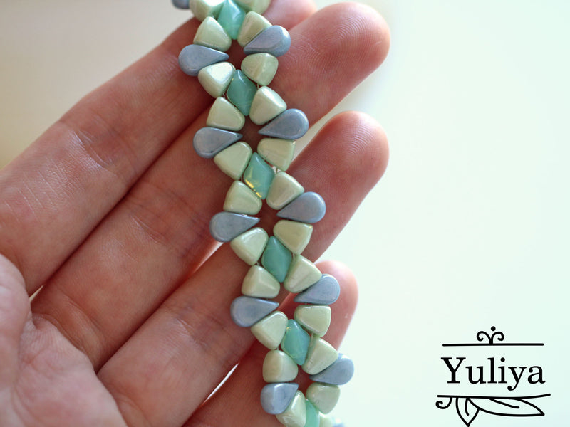 PDF Tutorial Bracelet "Lime Green"