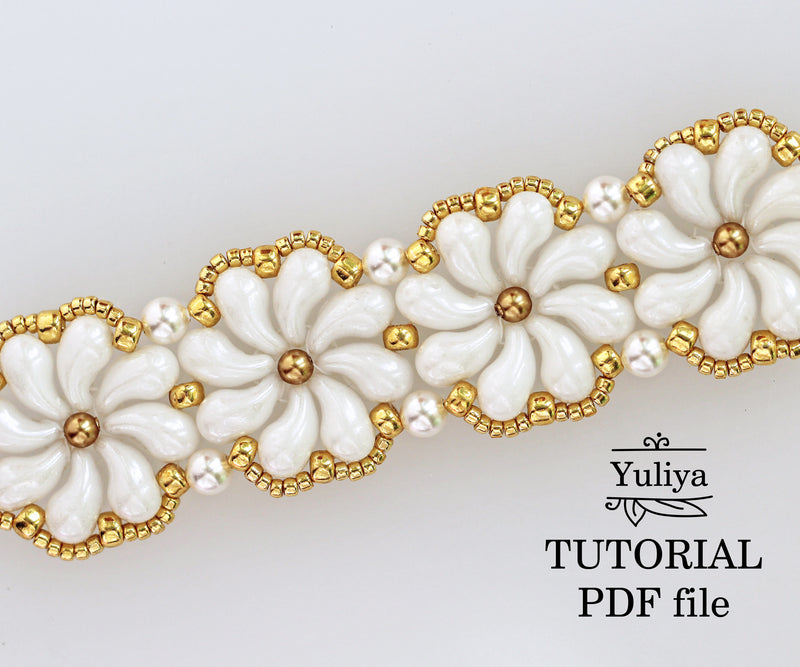 PDF Tutorial Daisy Bracelet