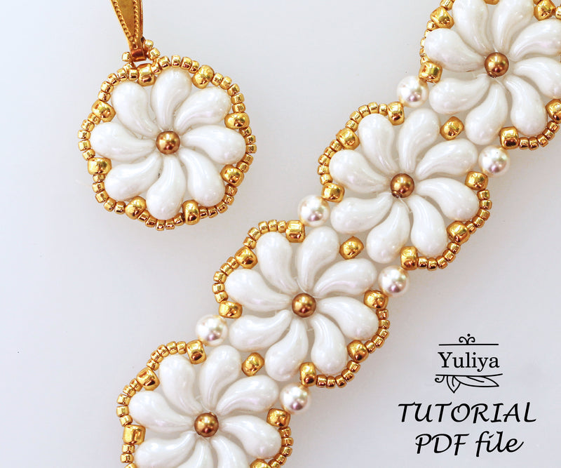 PDF Tutorial Daisy Bracelet