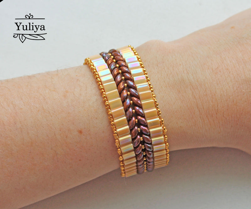 PDF Tutorial bracelet "Sabine"