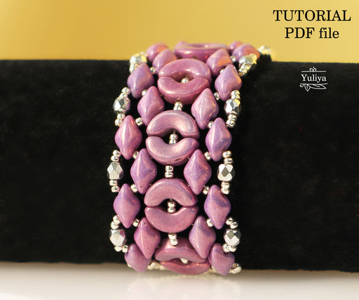 PDF Tutorial Bracelet "Purple"