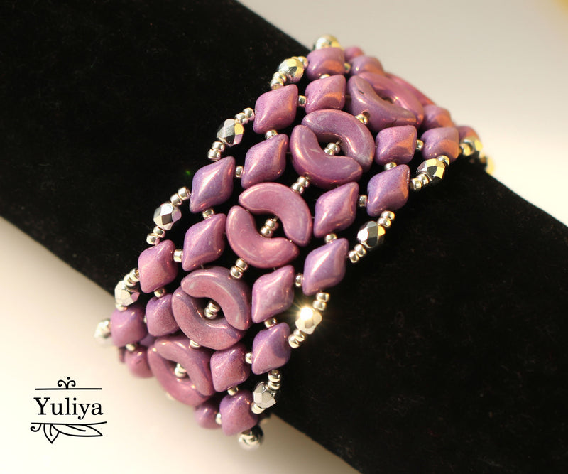 PDF Tutorial Bracelet "Purple"