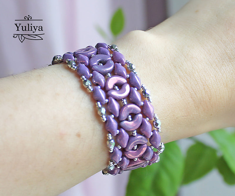 PDF Tutorial Bracelet "Purple"