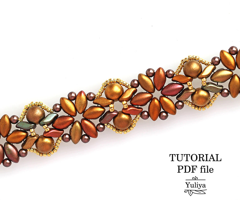 PDF Tutorial Bracelet "Futurist"