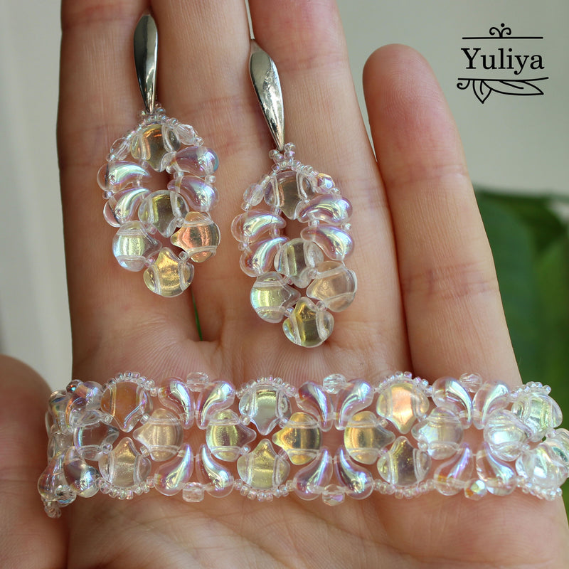 PDF Tutorial Jewelry Set "Crystal"
