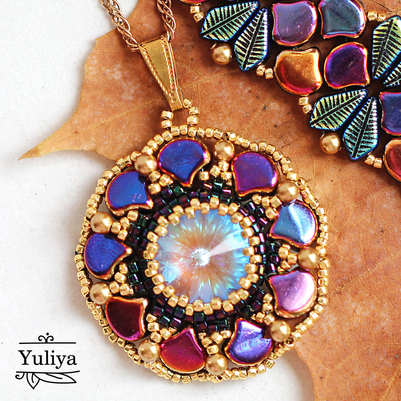 PDF Tutorial Pendant "Autumn Leaves"