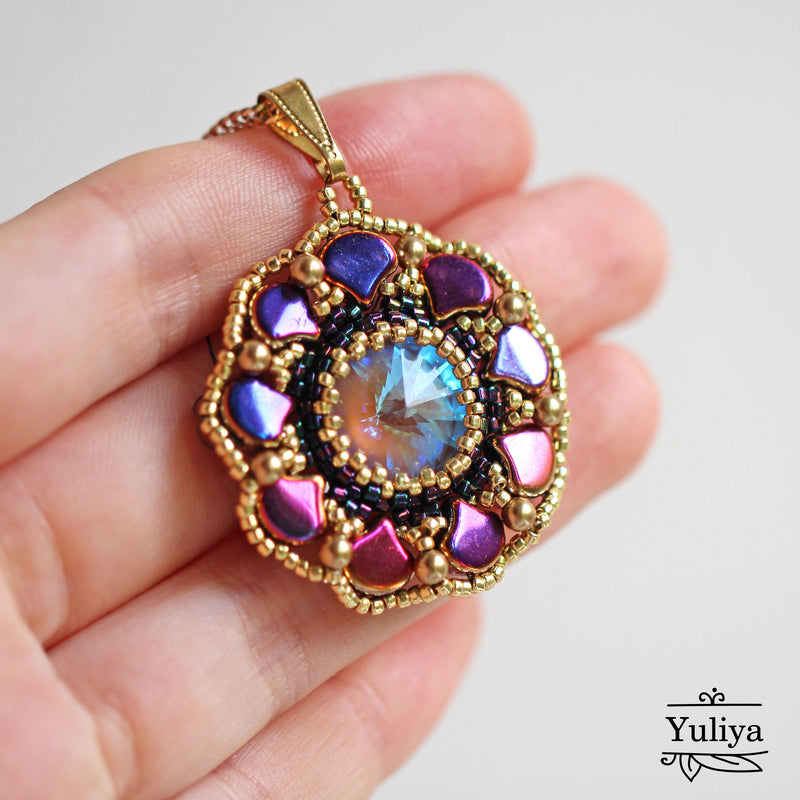 PDF Tutorial Pendant "Autumn Leaves"