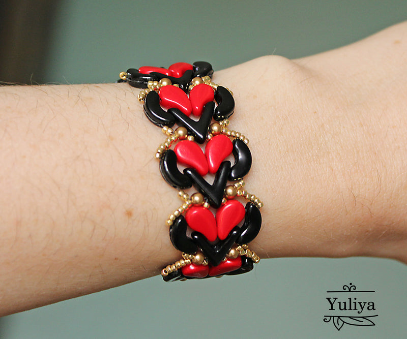 PDF Tutorial Jewelry Set "Carmen"