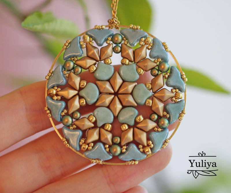 PDF Tutorial Pendant “Mandala_1”