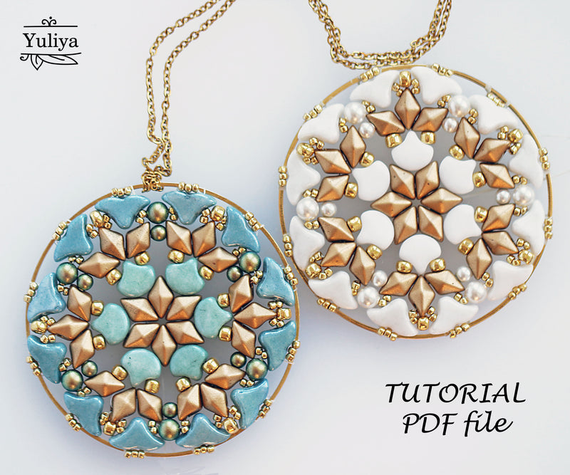 PDF Tutorial Pendant “Mandala_1”