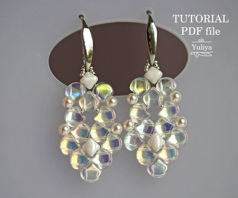 PDF Tutorial Earrings "Lira"