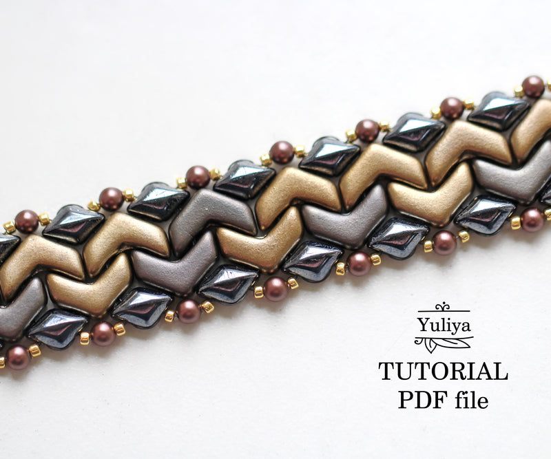 PDF Tutorial Bracelet "Business Casual"