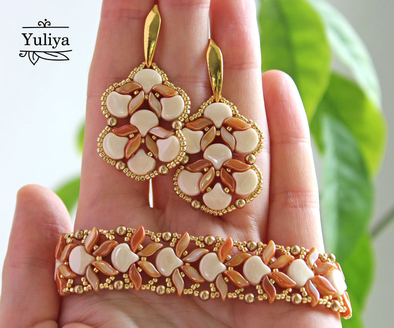 PDF Tutorial Jewelry Set "Toffie"