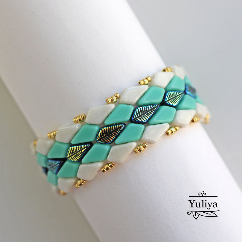 PDF Tutorial Bracelet "Kite Chain"