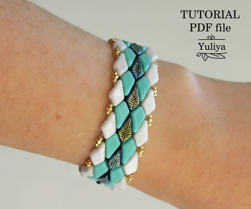 PDF Tutorial Bracelet "Kite Chain"