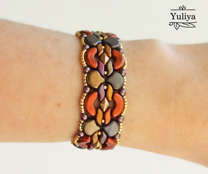 PDF Tutorial Bracelet "Gloria"