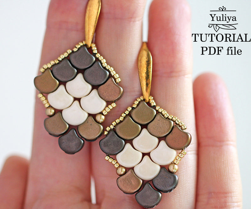 PDF Tutorial Earrings “Tina”