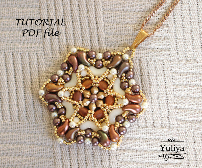PDF Tutorial Brown Pendant