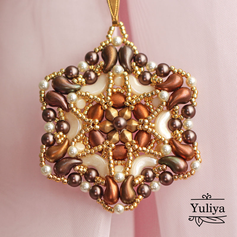 PDF Tutorial Brown Pendant