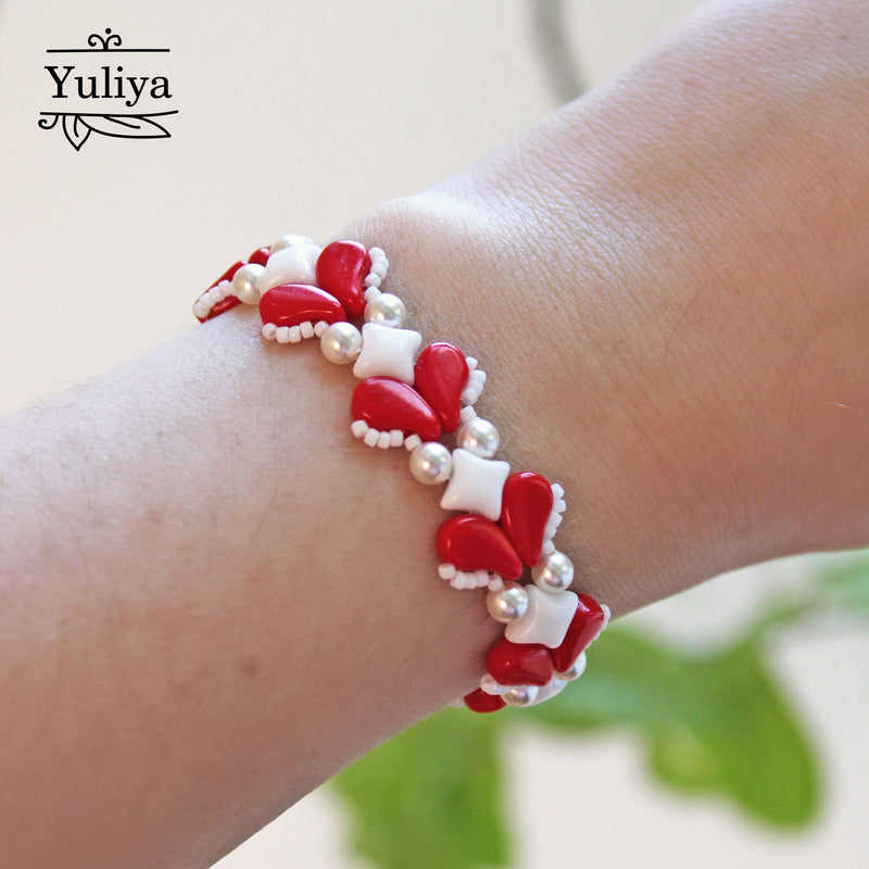 PDF Tutorial Bracelet "Love"