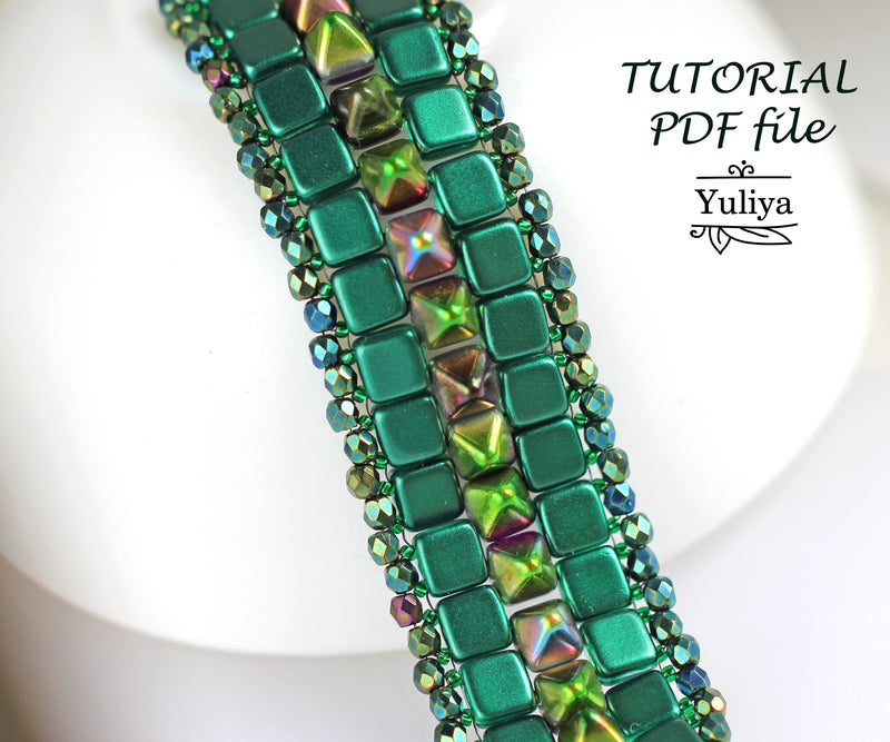 PDF Tutorial Bracelet "Pyramid"